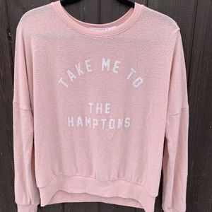 “Take me to the Hamptons” long sleeve sweatshirt🤍